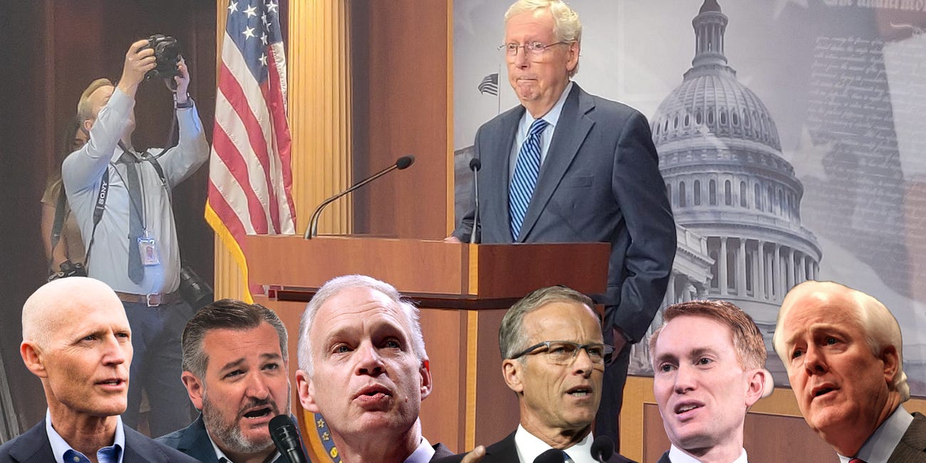 Senate GOP Hardliners Bemoan Status Quo as McConnell Celebrates Ukraine Aid