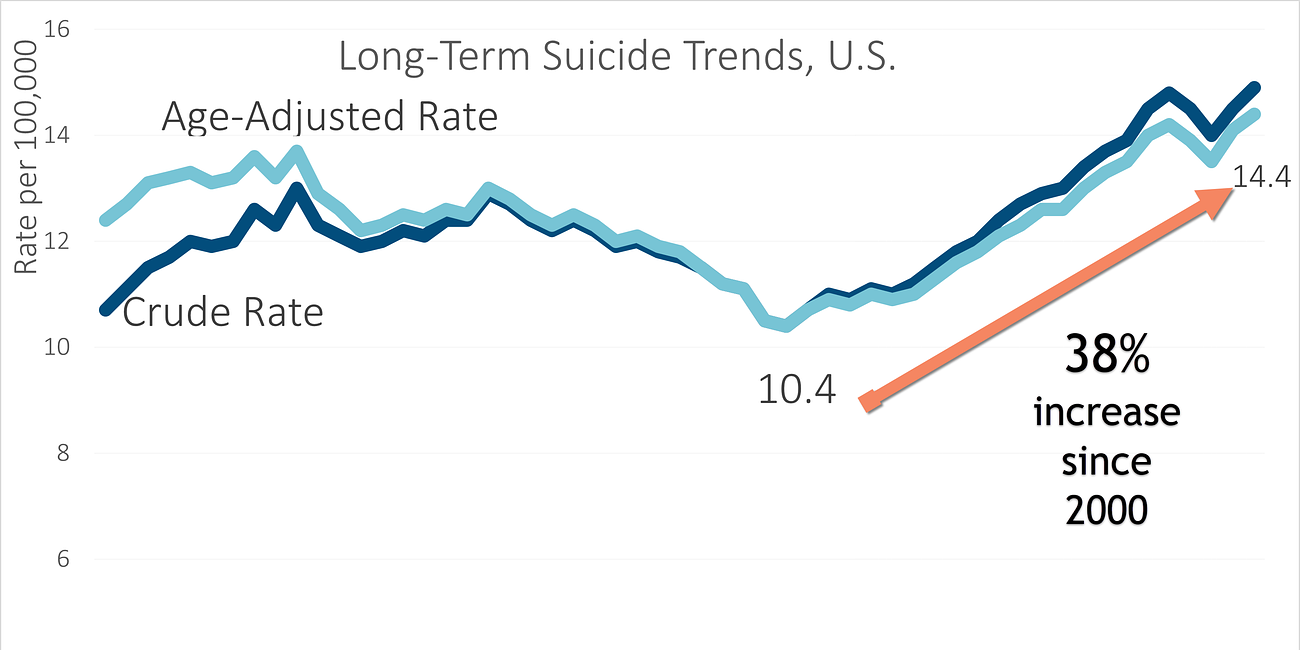 Suicide Trends: U.S. Trends by Sex and Race/Ethnicity through 2022