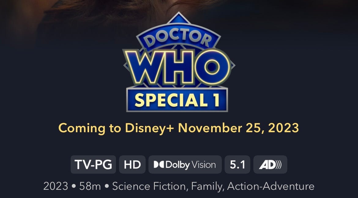 The 'Doctor Who' 60th Anniversary Specials Will Be Listed Individually On Disney+