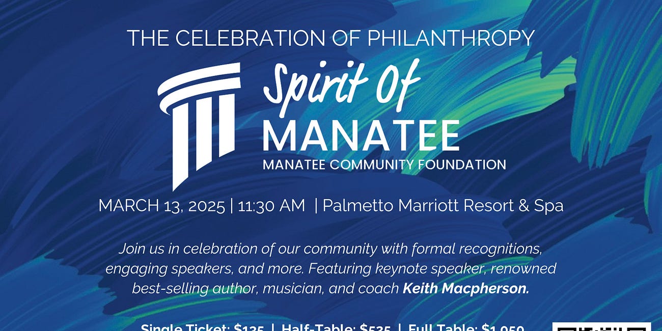 Manatee Community Foundation Announces Annual Spirit Of Manatee Event