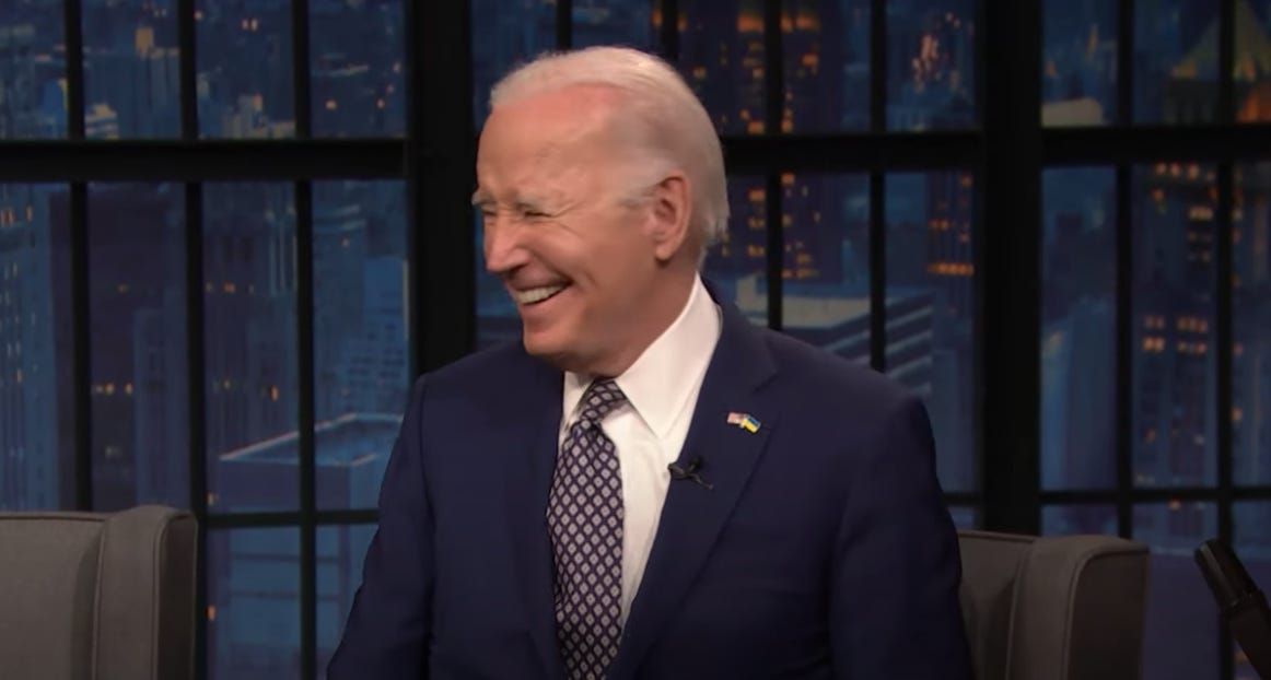 Joe Biden Went On Seth Meyers Last Night, Knew Where He Was And Everything!