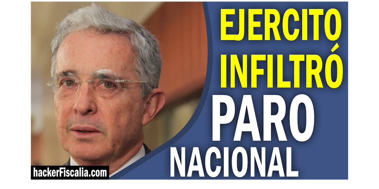 Ejército infiltró el paro nacional del 28 de abril 2021 