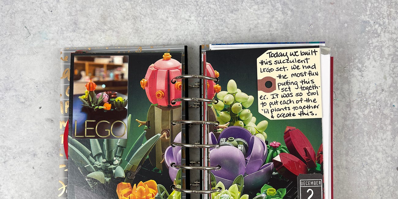 December Daily Pages 12/02/23: Packaging + A Picture