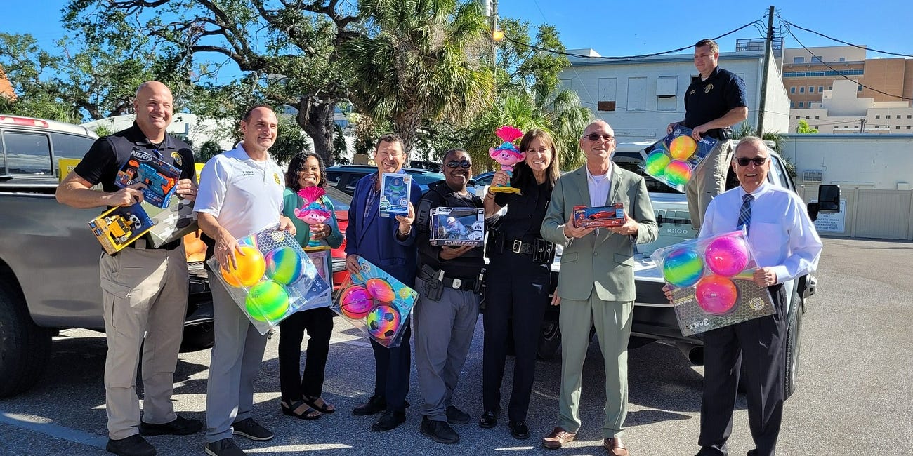 Bradenton’s Annual Fill The Truck Toy Drive Kicks Off with Generous Donation
