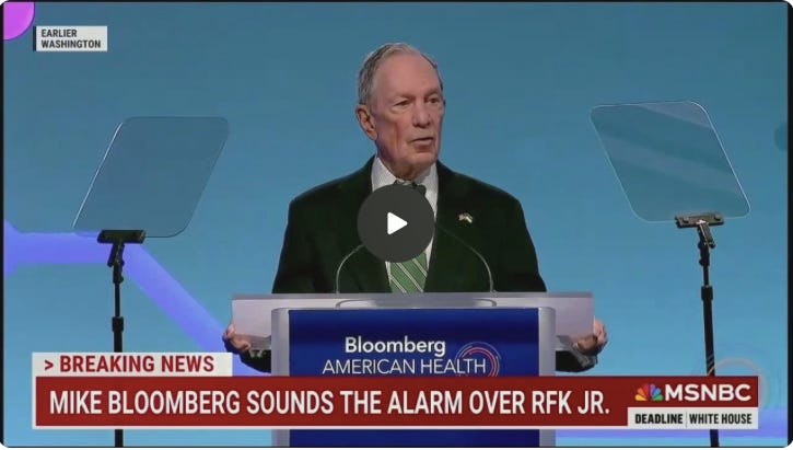 Bloomberg Makes False Statements About Bird Flu Vaccines While Calling for the Shutdown of RFK Jr.