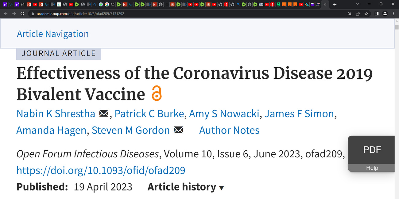 Is there a dose response whereby the Higher the Number of Vaccines Previously Received (mRNA technology based COVID gene injections), the Higher Risk of Contracting COVID? Shrestha et al. proved YES!