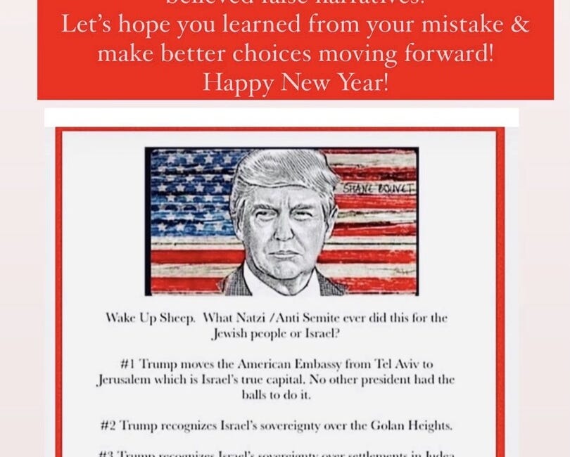 Donald Trump Wishes Happy New Year To Jewish 'Sheep' And Warns Us To 'Make Better Choices Moving Forward'