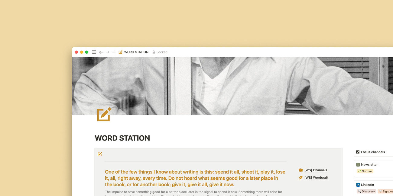 Word Station Template