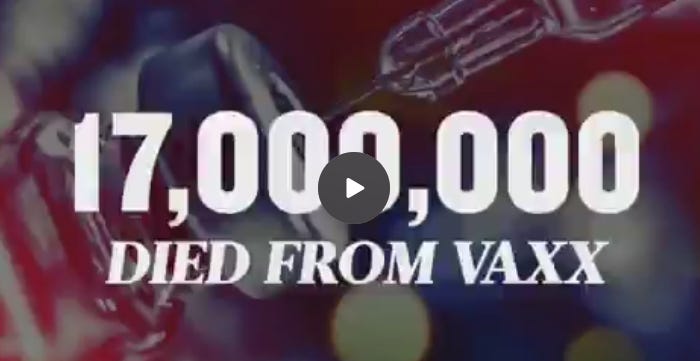 Over 17M People Have Died From the Covid ‘Vaccines’...THIS is the Greatest CRIME in Human History 