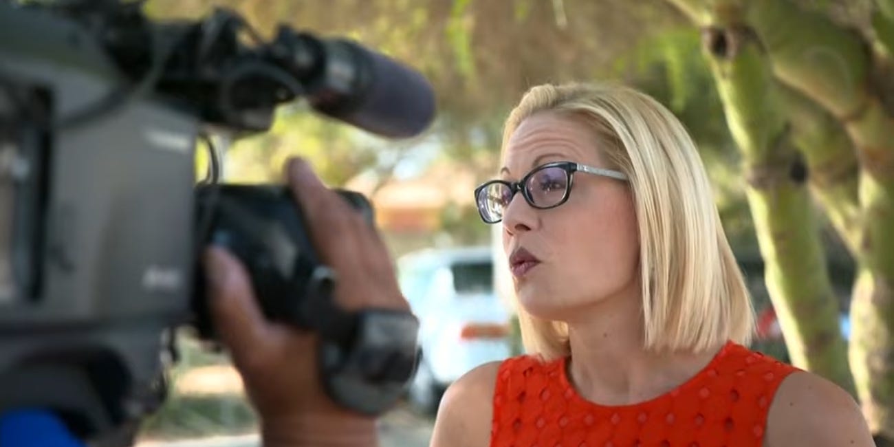 Kyrsten Sinema Riding On A Private Jet Plane And You Paid For It!