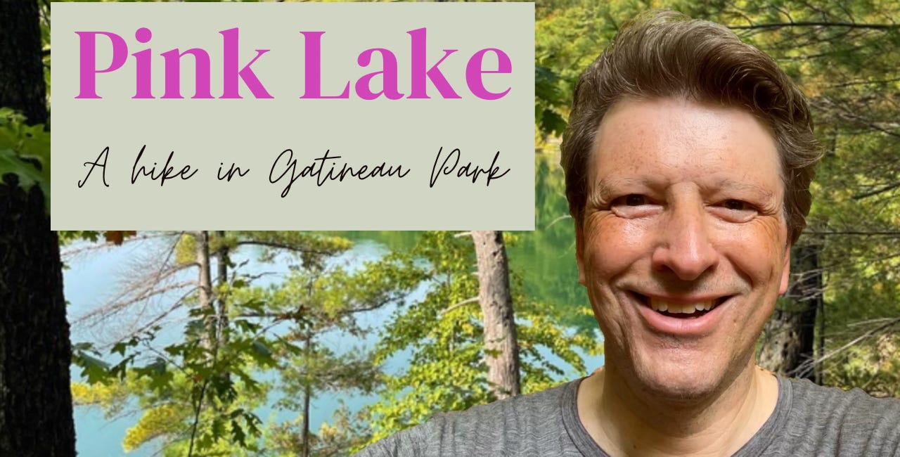Exploring Pink Lake