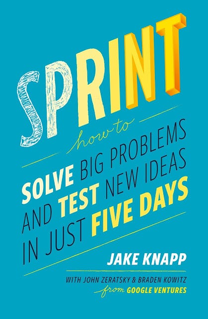 #Libro Sprint ¿Cómo resolver grandes problemas y testear nuevas ideas en solo cinco días? (Jake Knapp) - Compartir 10 ideas