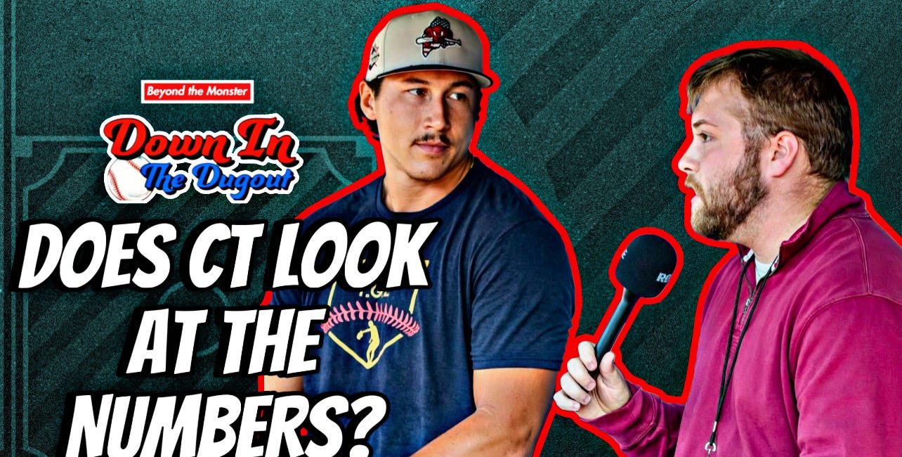 Does Sea Dogs pitcher Christopher Troye look at analytics and numbers?