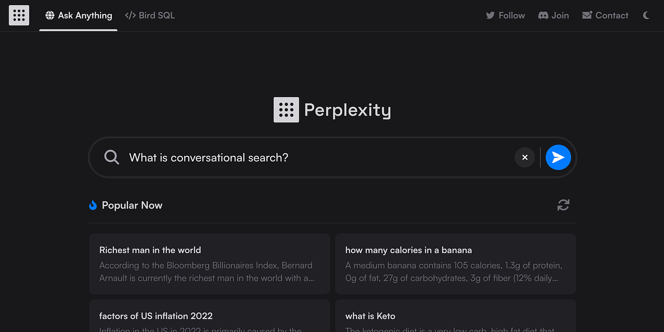 Perplexity Offers a New Conversational Search Experience Challenging Google and ChatGPT