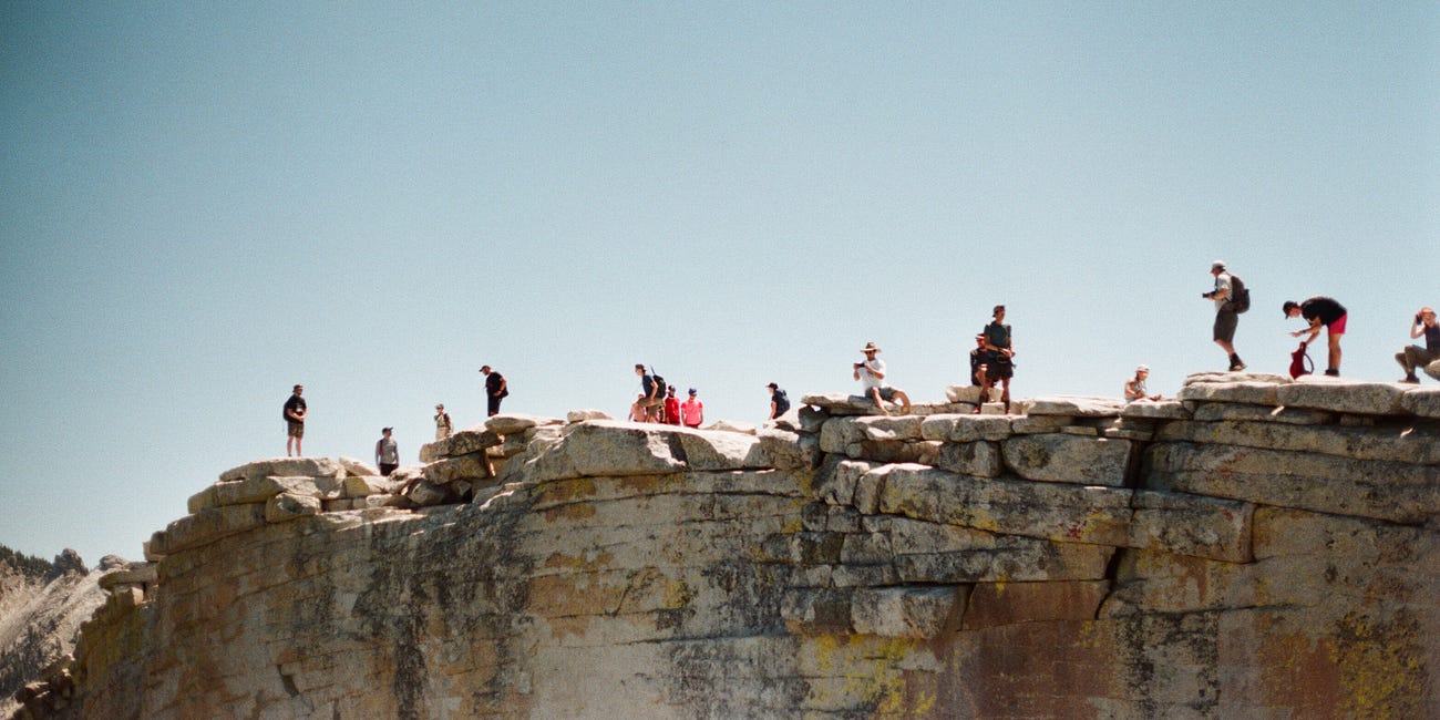 What is there to do but keep hiking? 