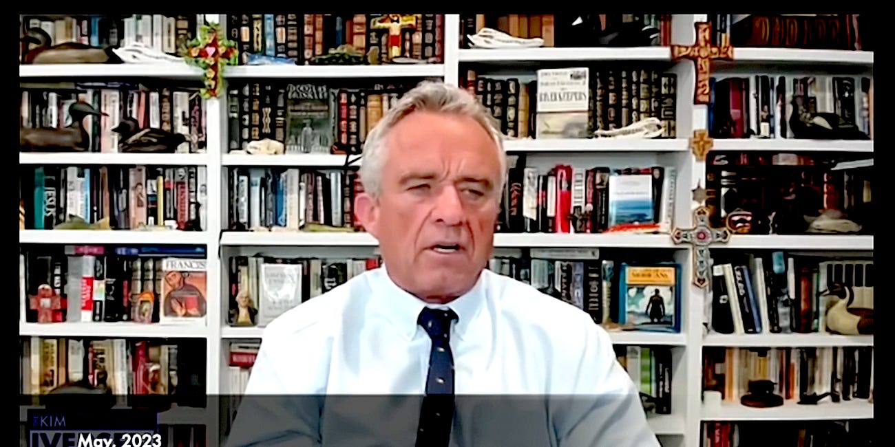 Robert F. Kennedy, Jr, May, 2023: "Pfizer and Moderna don't really own those vaccines. They slap their labels on them, but it was a Pentagon project."