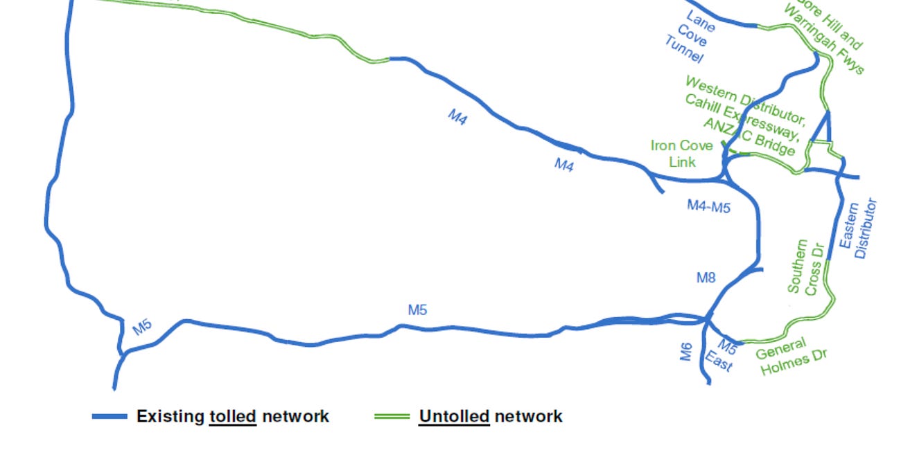 Improving Both Transport Efficiency and Equity in Sydney with One Neat Trick