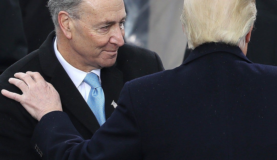 Trump Is An Authoritarian. Dems Must Fight Him Every Time. Chuck Schumer Must Go.