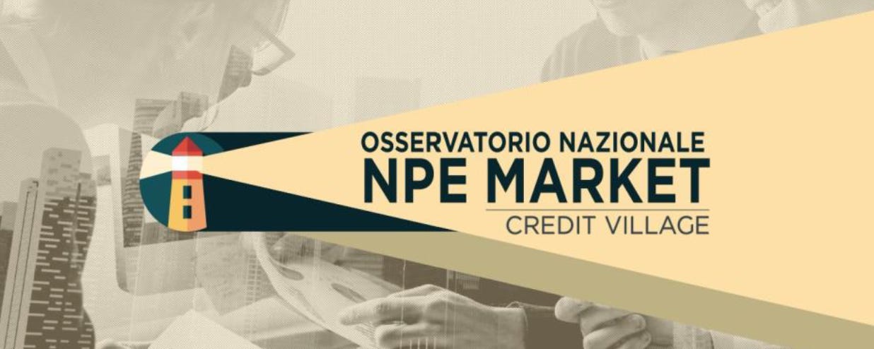 Osservatorio NPE Market Credit Village