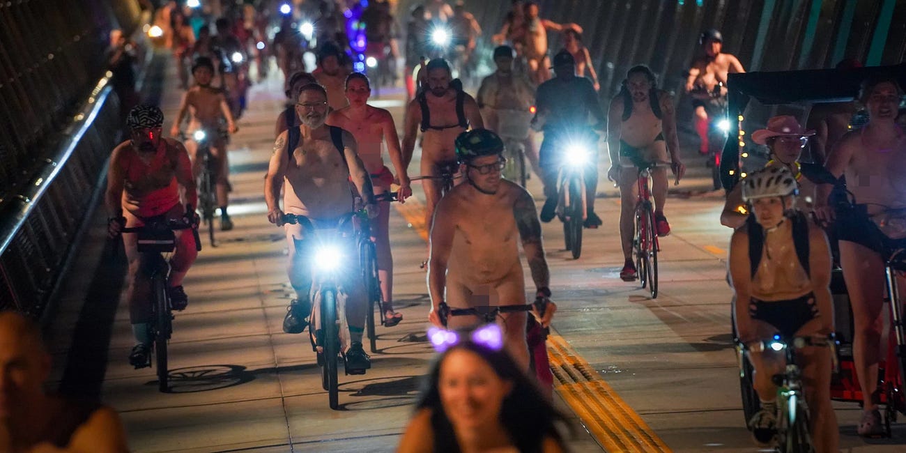 World Naked Bike Ride proceeds in Portland with concerns over new organizers