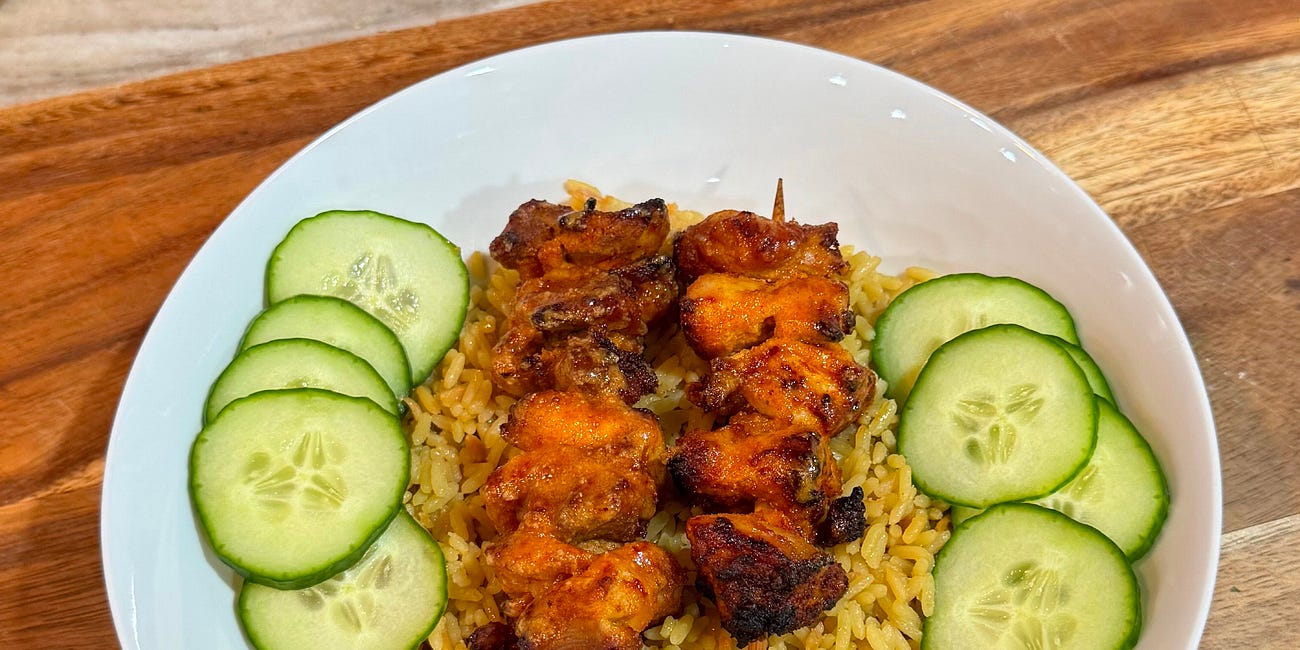 Quick & Easy Air Fryer Lemon Pepper Chicken Skewers