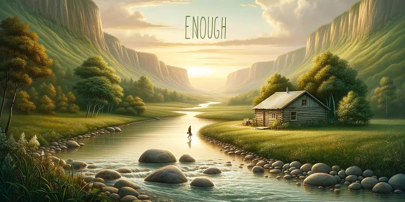 What's your enough? 