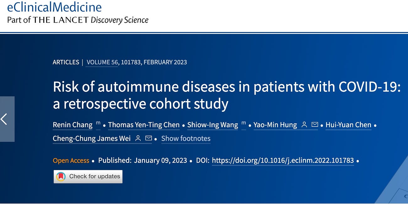 Risk of Autoimmune Diseases Triples After COVID-19 Infection [for the Unvaccinated]