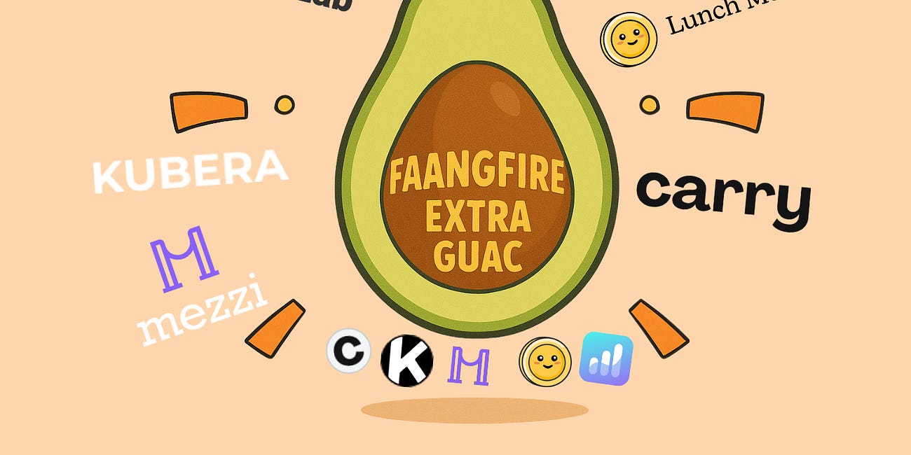 Meet Extra Guac: A Free Year of ProjectionLab, Lunch Money, Kubera, Mezzi, Carry Solo 401k, and More