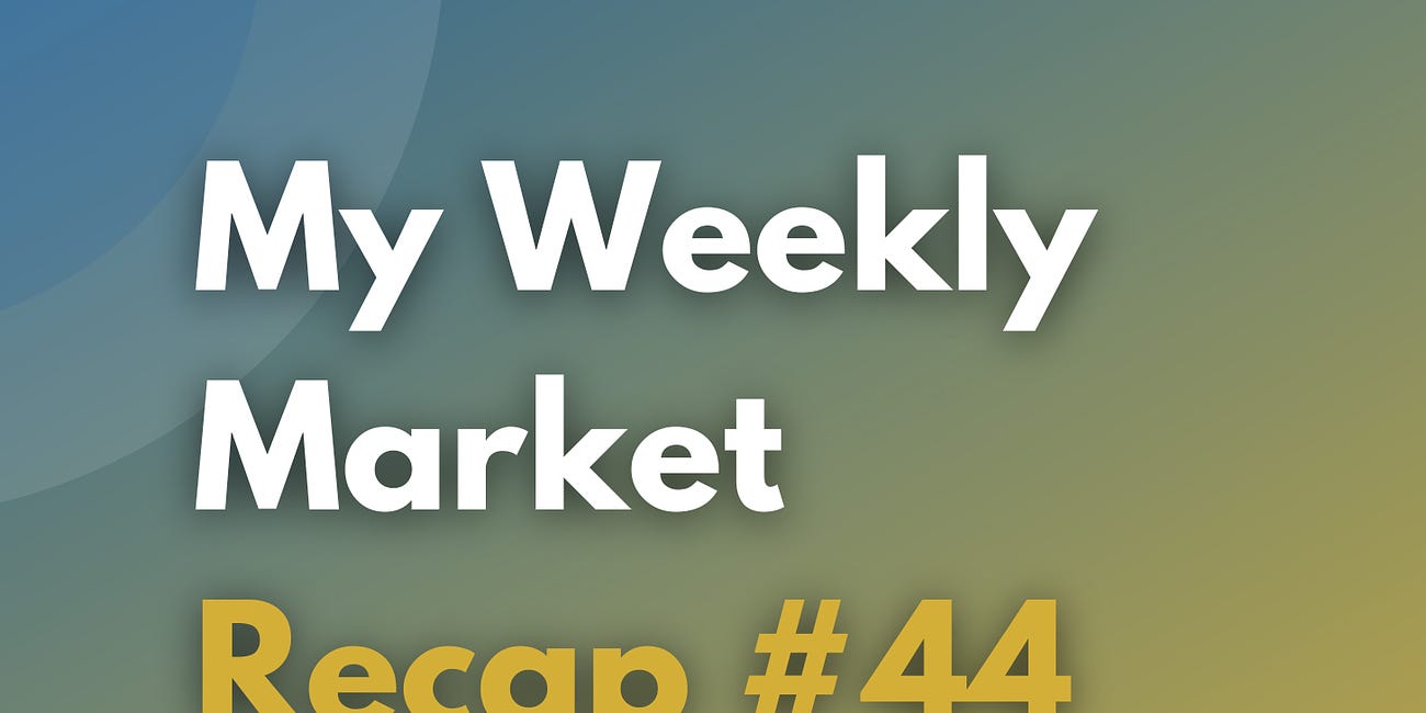 Weekly Market Recap (Oct 30 - Nov 3)