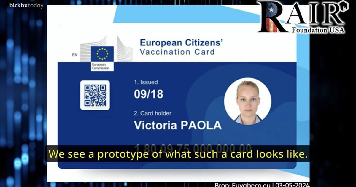 Blueprint for Control: Europe’s Digital Vaccination Card and the Coming Era of Total Surveillance