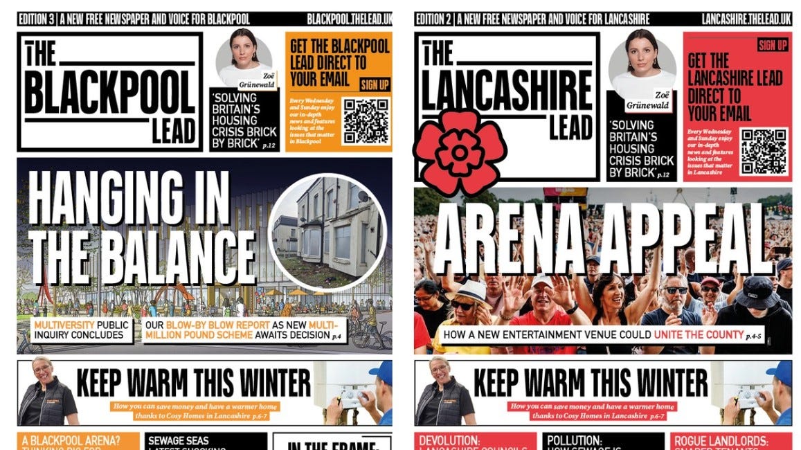 The Lead is back in print across Blackpool and Lancashire