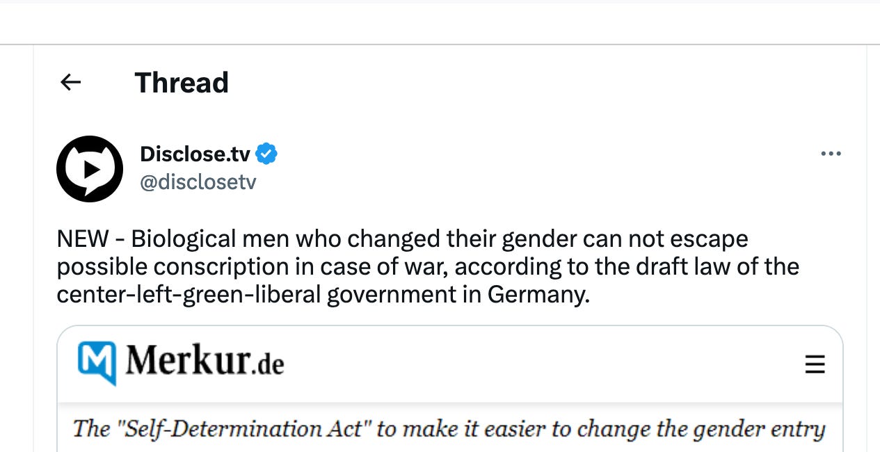 Footnote: German Gov't Answers Matt Walsh's Question, 'What is a Woman?'