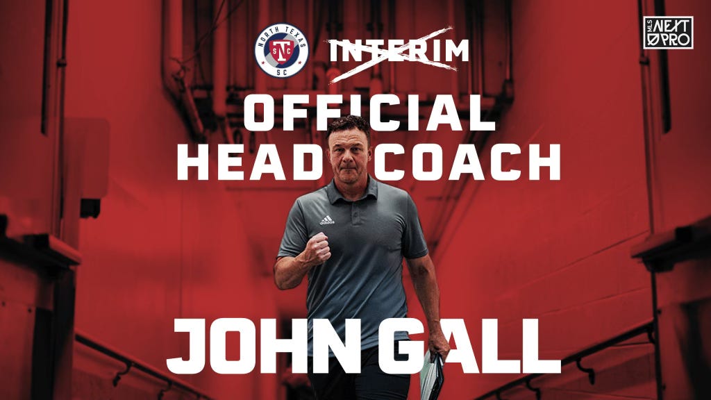 Interview with North Texas Soccer Club Head Coach John Gall