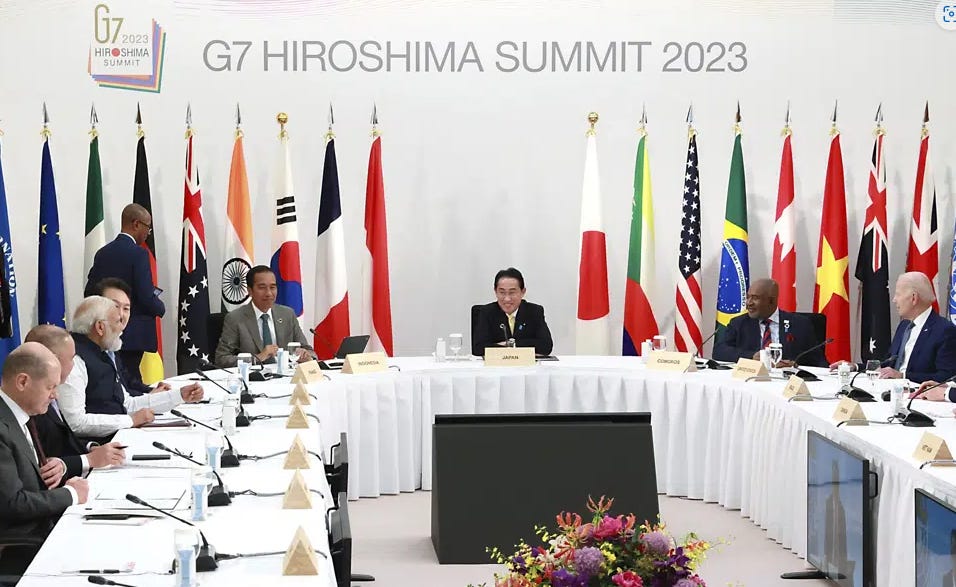 G7 Hiroshima Leaders’ & G7 Guests Communiqué : Economy, Security, (Specific about) China, ASEAN, Indo Pacific