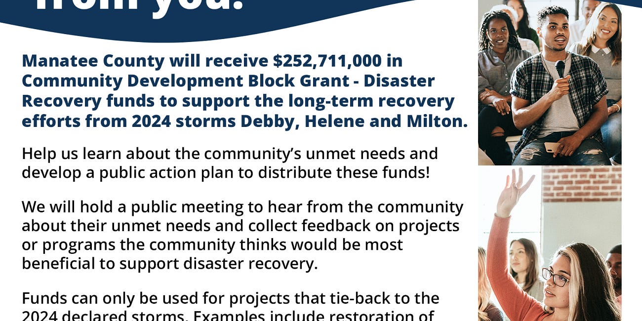 Community Invited to Help Shape $252 Million Disaster Recovery Plan at May 13 Meeting