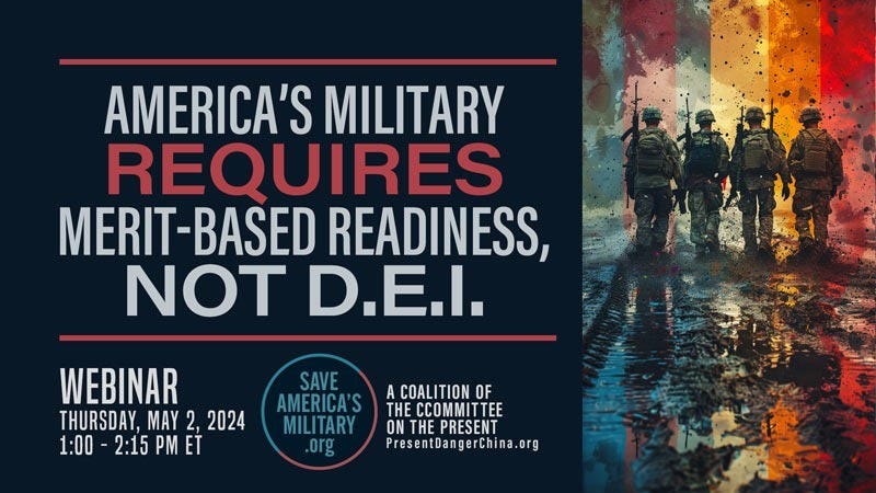 America’s Military Requires Merit-based Readiness, Not Marxist D.E.I. 
