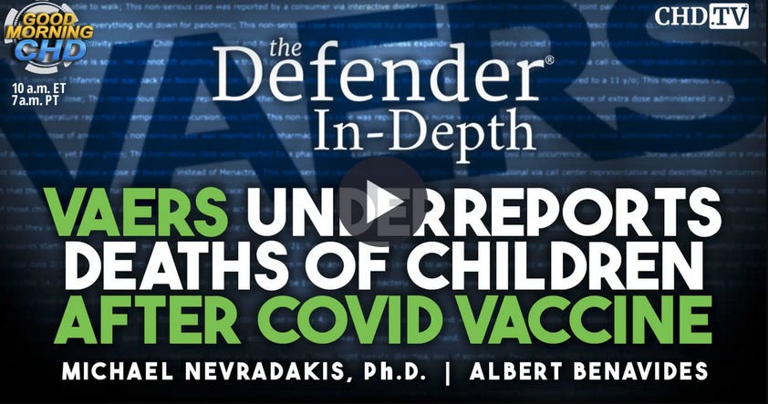 BOMBSHELL: CDC/FDA/HHS & Pharma Is Perpetrating FRAUD on VAERS!