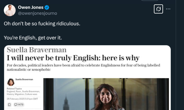 On the Folk Beliefs of the Upper Normie: “National identity is just about citizenship”