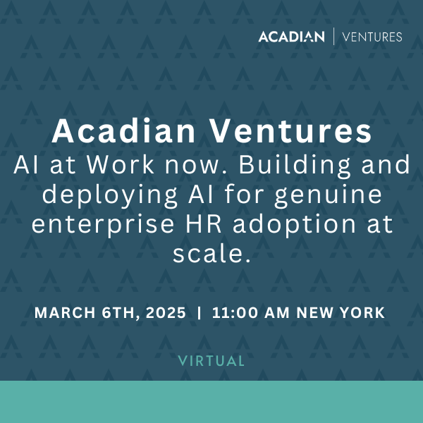 AI at Work. Now. In Production. Hear all about it. 6th of March. 17h00 CET. 