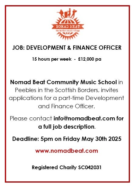 The Peeblean Jobs Board: May 2025