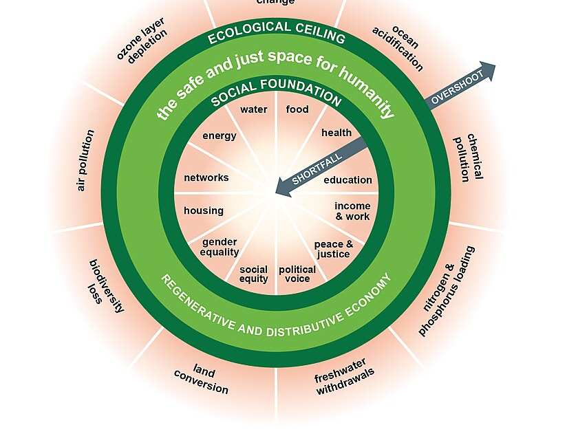 There's a Hole in Doughnut Economics