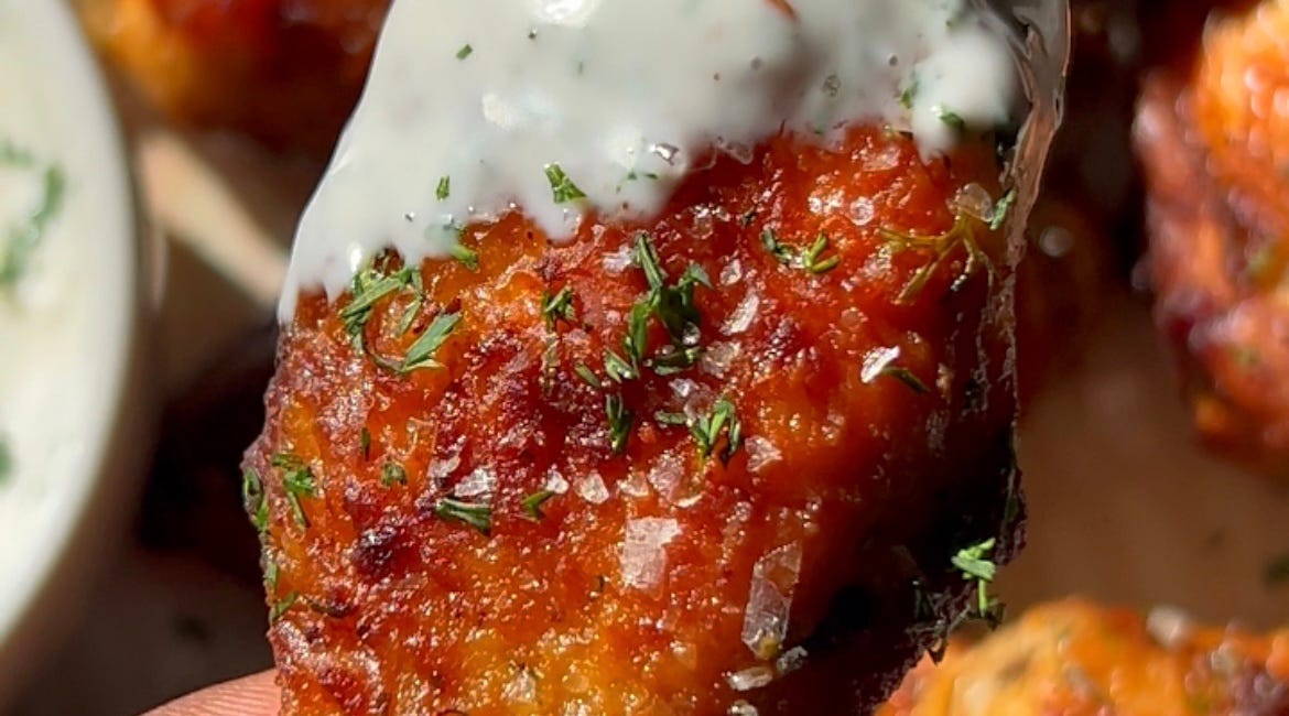7 ingredient salt, vinegar & ranch wings