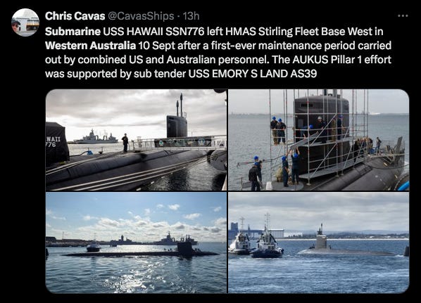 Nuclear Submarine Hazard in Western Australia - Have Citizens been issued Iodide Tablets ?