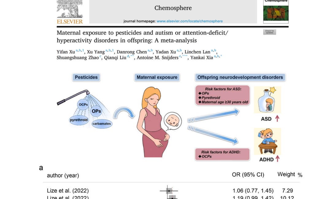 The Association Between Pesticides and Autism