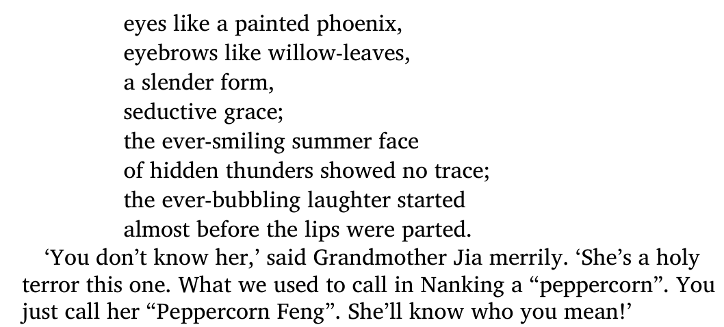 Wang Xifeng Enters