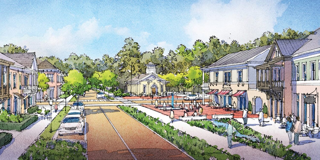Approved: 4,000-Home 'New Urban' Town With a Country Feel and No Lawns 