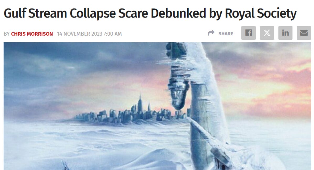 It's Worse Than We Thought: 'Gulf Stream Collapse Debunked' Becomes 'AMOC Ate My Global Warming' Which Becomes 'AMOC IS My Global Warming!'