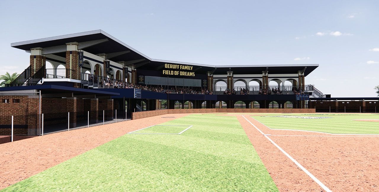 New College Baseball Field Named Beruff Family Field of Dreams Following $1M Gift