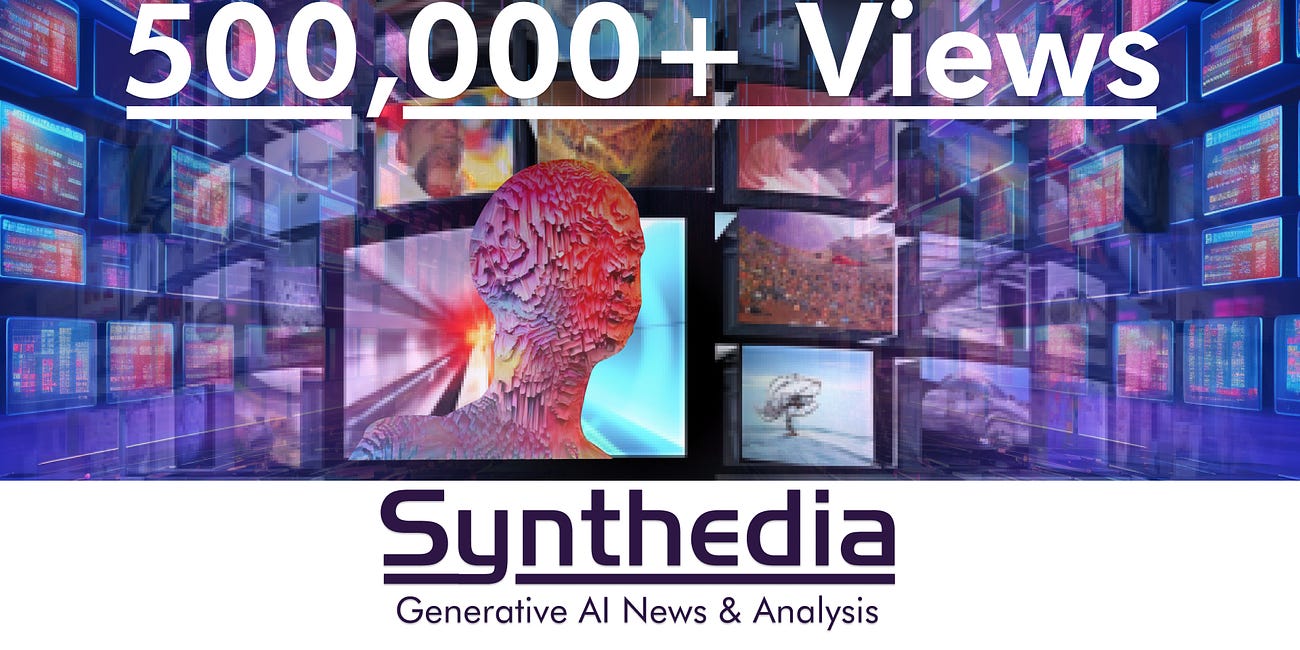Synthedia Surpasses 500k Page Views and 370 Posts