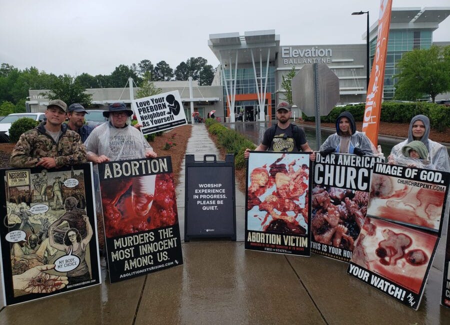 Abortion Abolitionists Descend on Steven Furtick’s Church For Graphic Demonstration